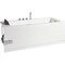 Eago 5Ft Acrylic White Rectangular Whirlpool Bathtub w Fixtures AM154ETL-R5 - alternate 4